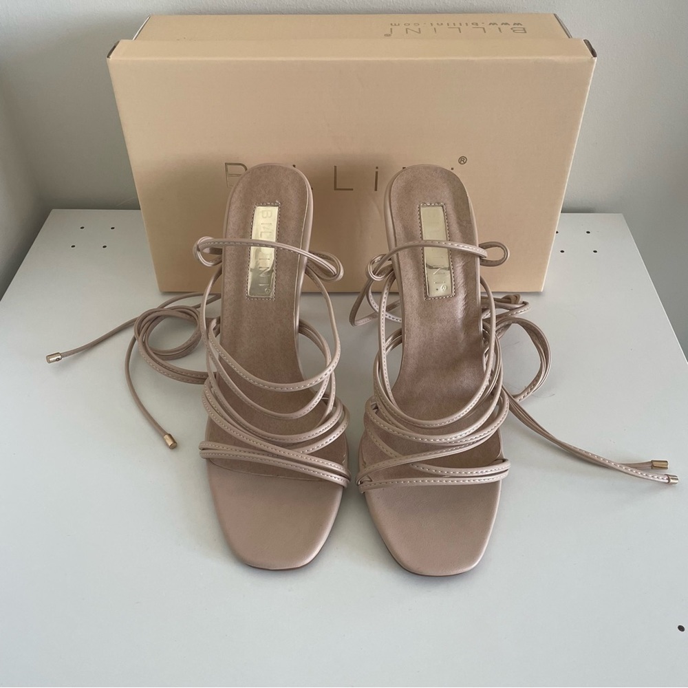 NWT Billini Jesse Ankle Tie Sandal - size 7 - Picture 5 of 6